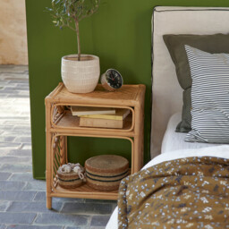 Marrak Rattan Bedside Table - thumbnail 2