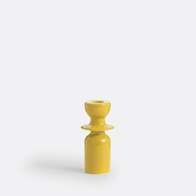Greta 13.7cm High Ceramic Candlestick - image 1