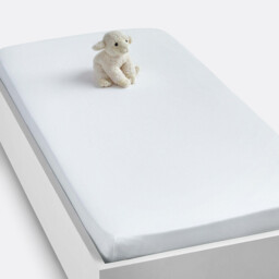Scenario Plain Jersey Cot Fitted Sheet