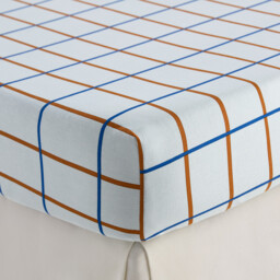 Team Chiens Dog Print Washed Cotton Child's Fitted Sheet with 25cm Flap - thumbnail 3