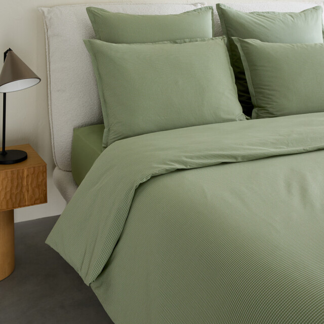Sabbal Washed Cotton Percale 300 Thread Count Duvet Cover - image 1