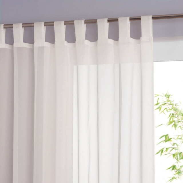 Limpo Tab Top Voile Curtain Panel