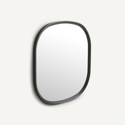 Orion Square Mirror in Solid Oak, H80cm - thumbnail 3
