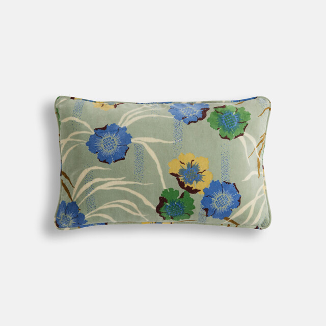 Mowan Printed Cotton Velour Rectangular Cushion Cover 50x30cm - image 1