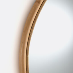 Nogu 90cm Diameter Round Rattan Mirror - thumbnail 4