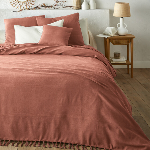 Nedo Fringed Cotton Bedspread - image 1