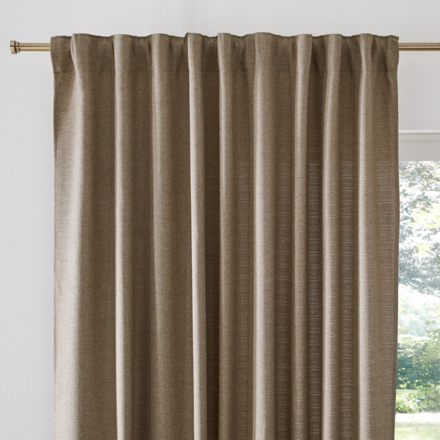 Select Recycled Polyester Curtain with Pencil Pleat and Wave - image 1