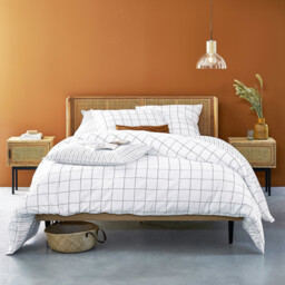 Monille Washed Cotton Duvet Cover - thumbnail 1