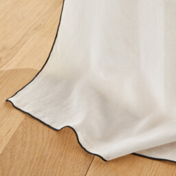 Halka 100% Organic Washed Cotton Voile Sheer Curtain Panel - thumbnail 4
