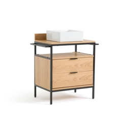 Volga Single Vanity Unit with 2 Drawers - thumbnail 2