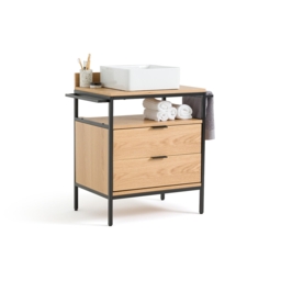 Volga Single Vanity Unit with 2 Drawers - thumbnail 3