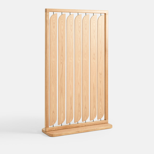 Acapulco Solid and Veneer Oak Room Divider - image 1