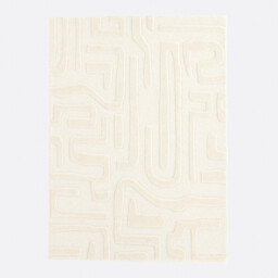 Melko Graphic Print Rug in 100% Wool
