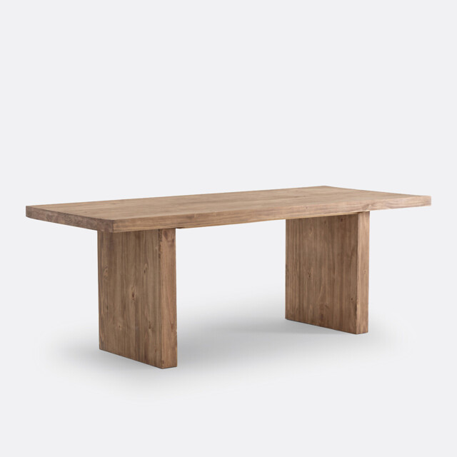 Malio Rectangular 6-8 Seater Dining Table in Solid Pine - image 1