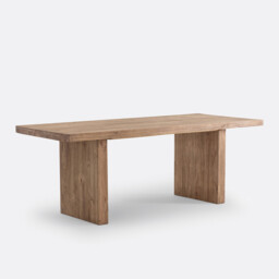 Malio Rectangular 6-8 Seater Dining Table in Solid Pine - thumbnail 1