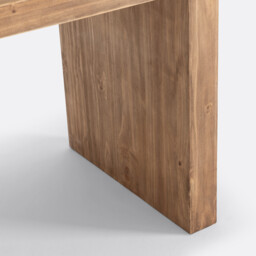 Malio Rectangular 6-8 Seater Dining Table in Solid Pine - thumbnail 4