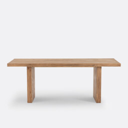 Malio Rectangular 6-8 Seater Dining Table in Solid Pine - thumbnail 2