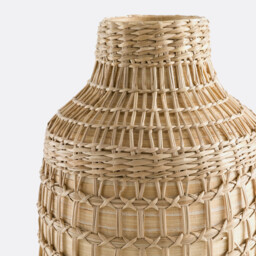 Plooming 42cm High Decorative Bamboo Vase - thumbnail 3
