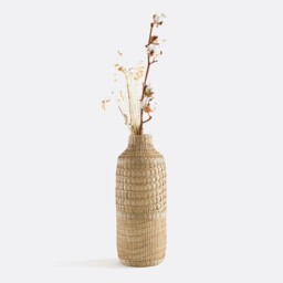 Plooming 42cm High Decorative Bamboo Vase