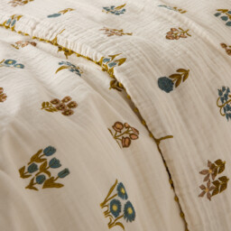 Ellin Duvet Cover in Cotton Muslin - thumbnail 4