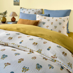 Ellin Duvet Cover in Cotton Muslin - thumbnail 3