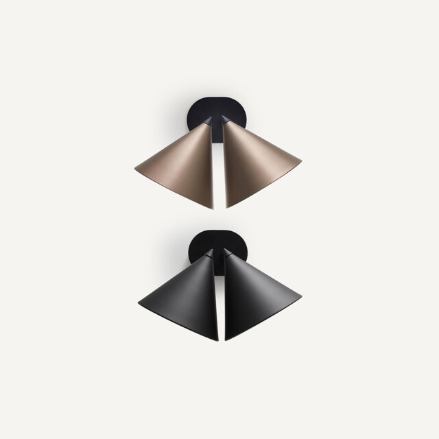 Moke Double Cone Wall Light - image 1