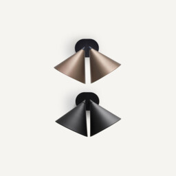 Moke Double Cone Wall Light - thumbnail 1