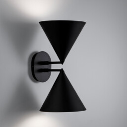 Moke Double Cone Wall Light - thumbnail 2