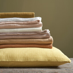 Yafa 100% Organic Cotton Muslin 200 Thread Count Pillowcase - thumbnail 3