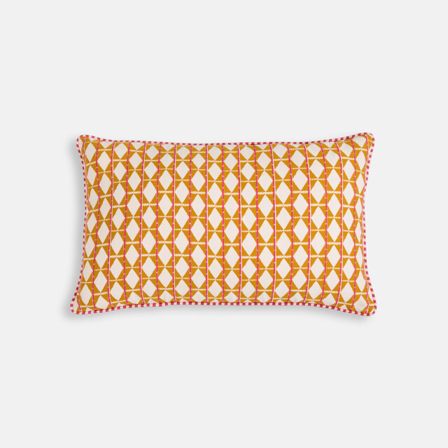 Ika Cotton Satin Rectangular Cushion Cover - image 1