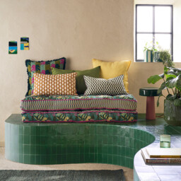Ika Cotton Satin Rectangular Cushion Cover - thumbnail 2
