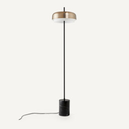 Clepsos Metal & Marble Floor Lamp