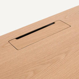 Mikube L200 Oak Veneer Desktop - thumbnail 4
