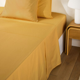Scenario Plain Cotton Percale 200 Thread Count Flat Sheet - thumbnail 3