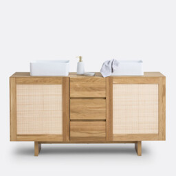 Arty, Cannage Double Sink Unit L145cm - thumbnail 2