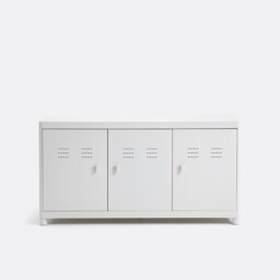 Livona 3 Door Steel Sideboard - thumbnail 3