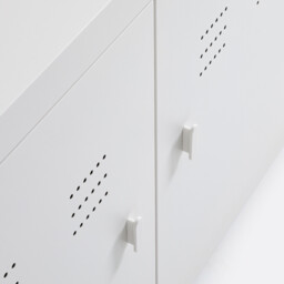 Livona 3 Door Steel Sideboard - thumbnail 4