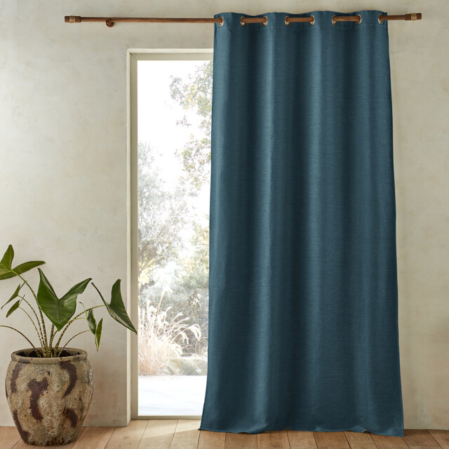 Colin Linen Blackout Curtain with Eyelets - image 1