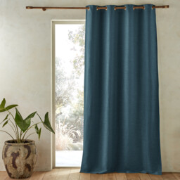 Colin Linen Blackout Curtain with Eyelets