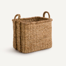 Tima Rectangular Basket in Water Hyacinth - thumbnail 3