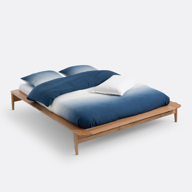 Jucca Bed in Solid Oak with Bed Base - image 1