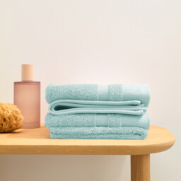 Kheops Face Towels in Egyptian Cotton 600g/m2 in Set of 4 - thumbnail 2