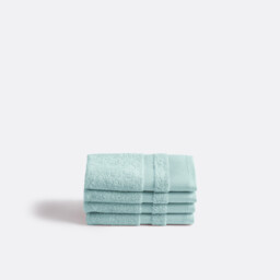 Kheops Face Towels in Egyptian Cotton 600g/m2 in Set of 4 - thumbnail 1