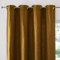 Elba Linen Curtain with Eyelets