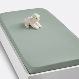 Scenario Plain Jersey Cot Fitted Sheet
