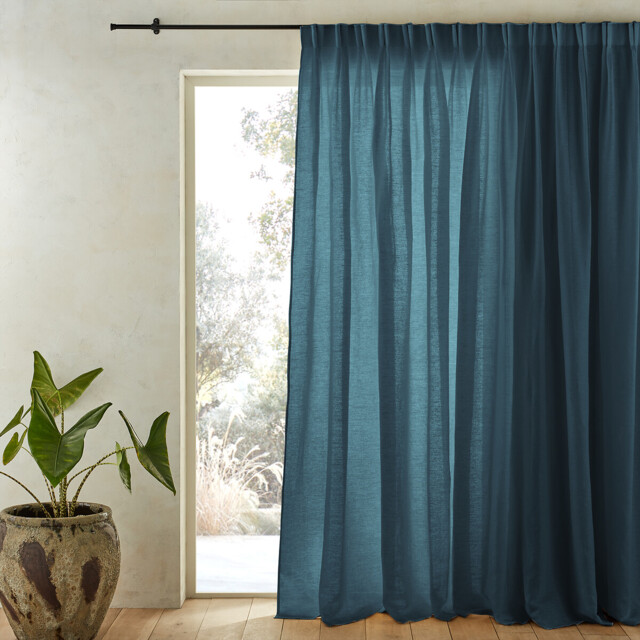 Colin Linen Flemish Pleated Curtain - image 1