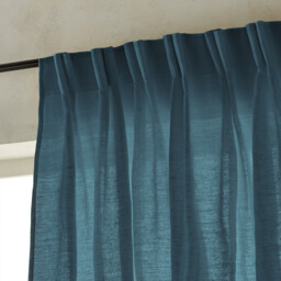 Colin Linen Flemish Pleated Curtain - thumbnail 2