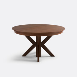 Gosling 6-12 Seater Dining Table in Walnut Veneer and Stained Beech - thumbnail 1