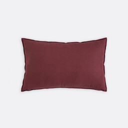 Touma Embroidered Linen/Cotton Rectangular Cushion Cover 50x30cm - thumbnail 4