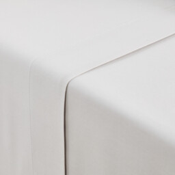 Scenario Plain Cotton Percale 200 Thread Count Flat Sheet - thumbnail 2